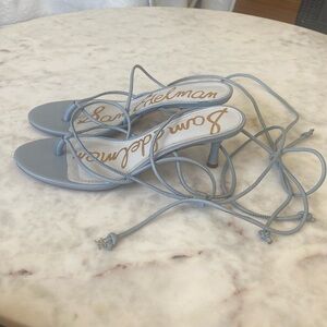 Light blue Sam Edelman Strappy Heeled Sandals